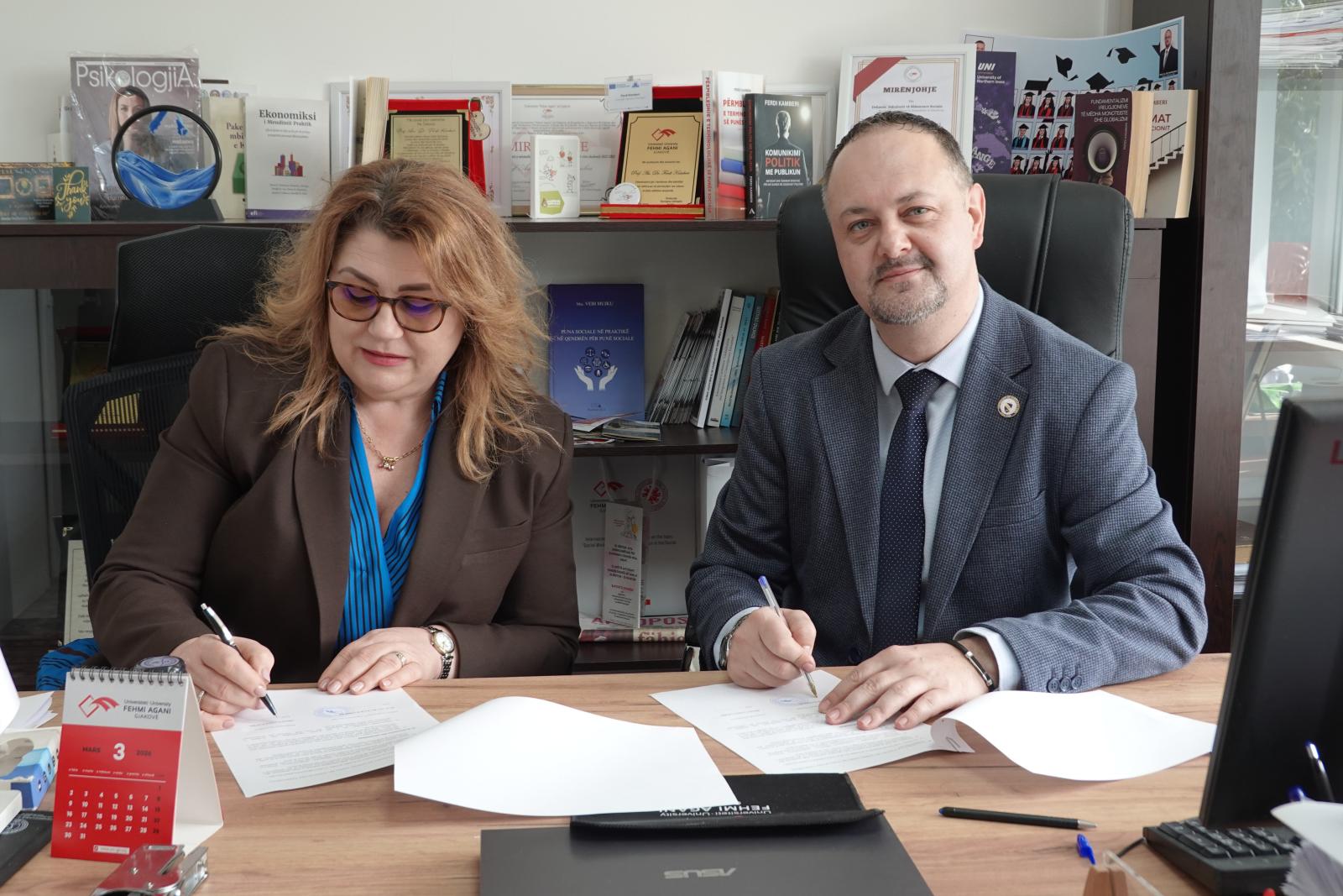 Fakulteti i Shkencave Sociale nënshkruan marrëveshje bashkëpunimi me CONCORDIA Projekte Sociale